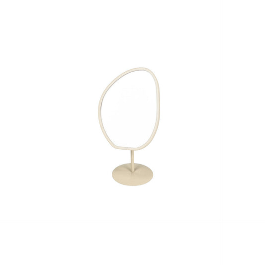 Mirror - Organic - Metal - Beige - 16,5x12x31,5cm