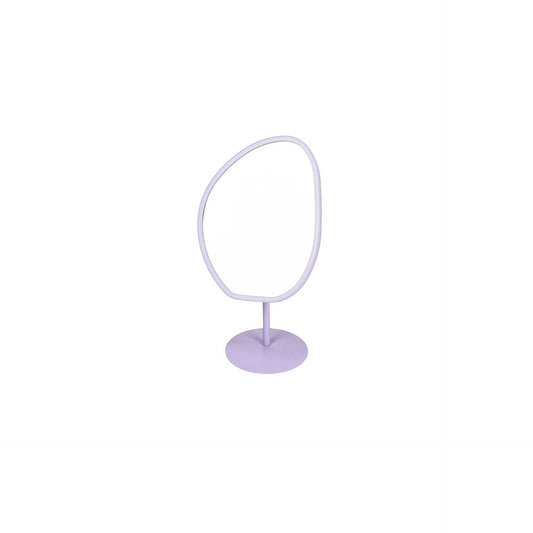 Mirror - Organic - Metal - Lilac - 16,5x12x31,5cm