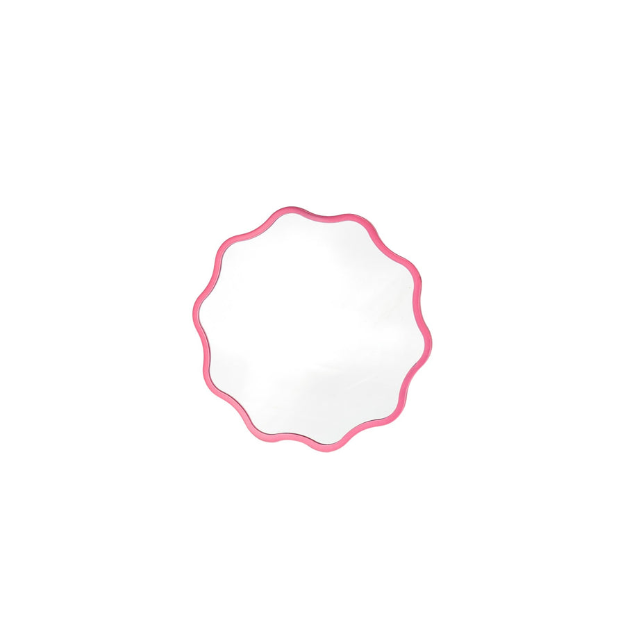 Make up Mirror - Round - Pink - 25x1x25cm