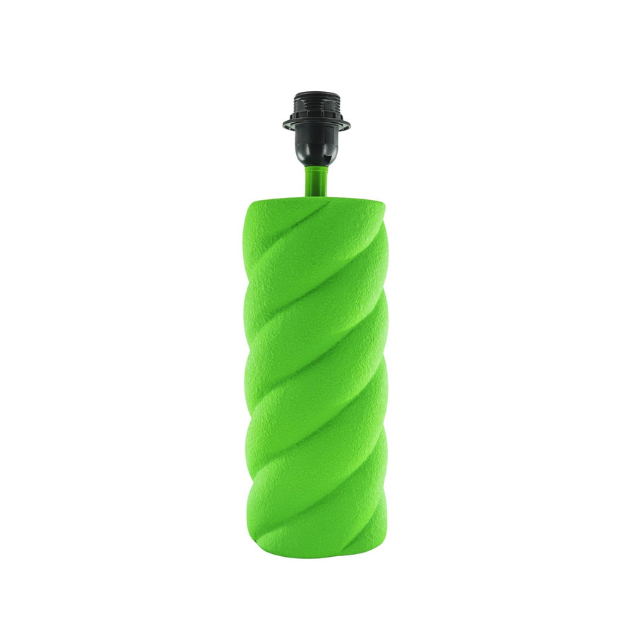 Table Lamp - Ceramics - Neon Green - E27- 12x12x28cm