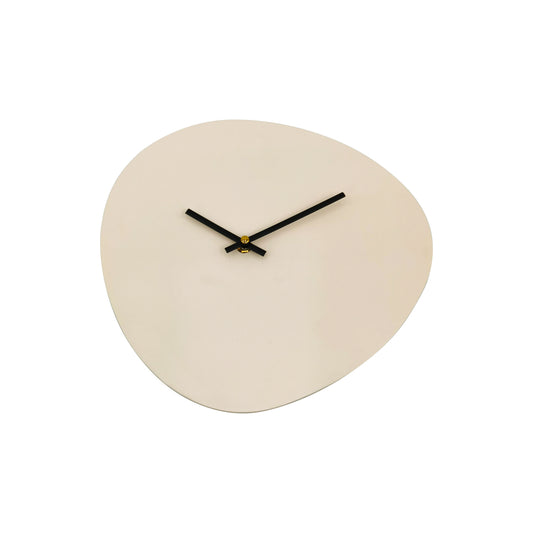 Clock - Wall Clock Organic- Sand - 30x30x0,5 cm