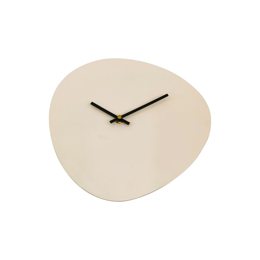 Clock - Wall Clock Organic- Sand - 30x30x0,5 cm