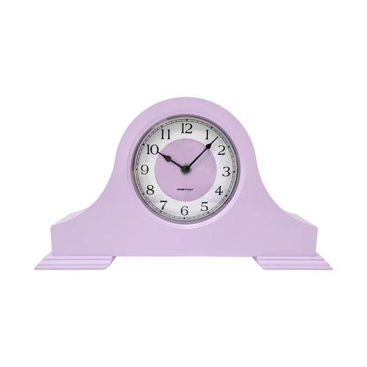 Clock - Mantel Clock-Lilac - 36x8,5x20 cm