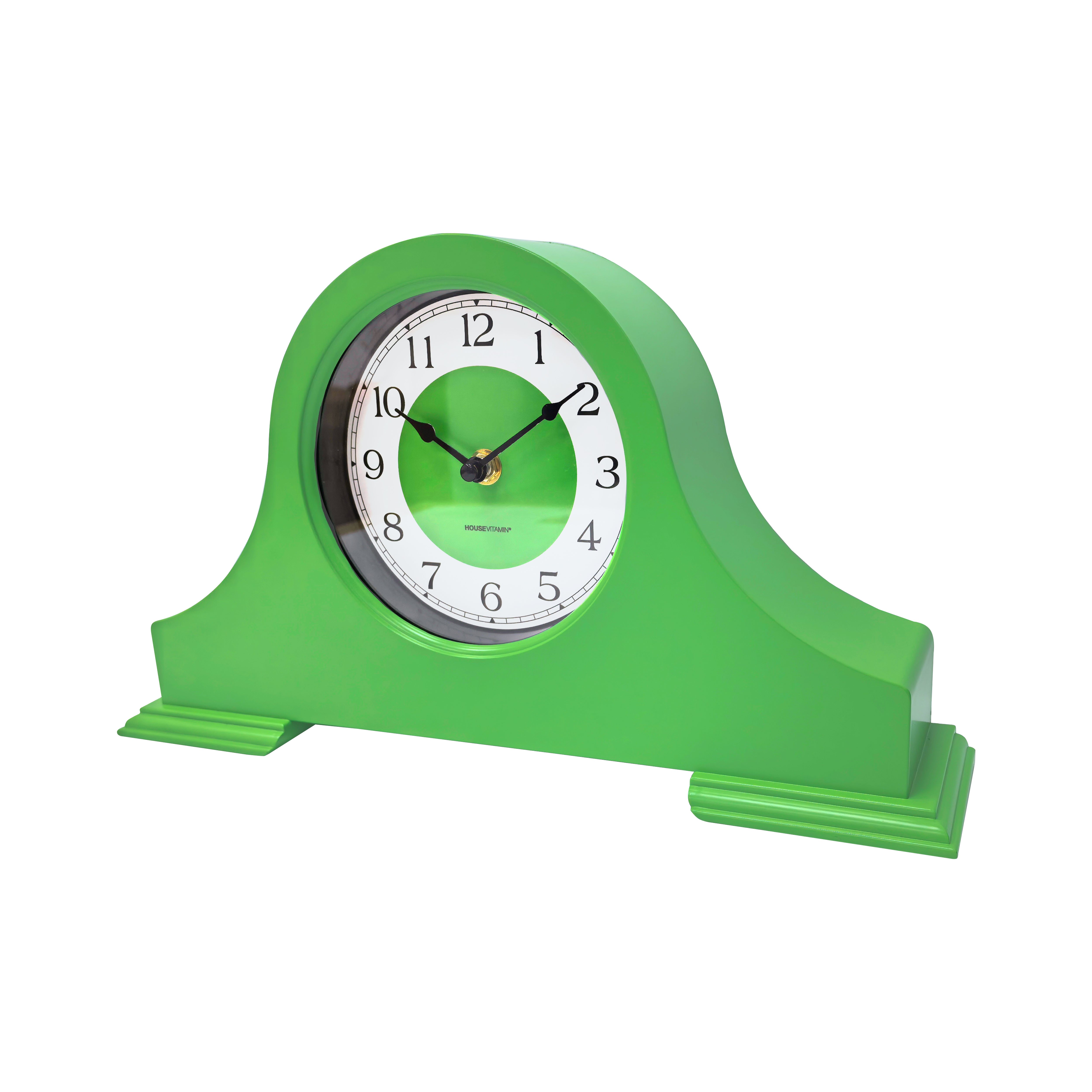 Clock - Mantel Clock-  Green - 36x8,5x20 cm