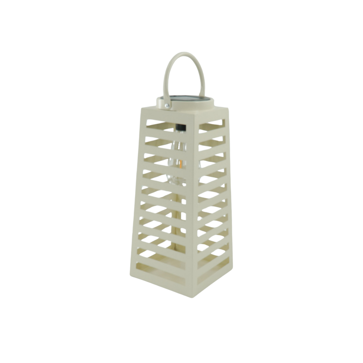 Lamp- Lantern  - Solar - Metal - Sand - 14x32,5cm