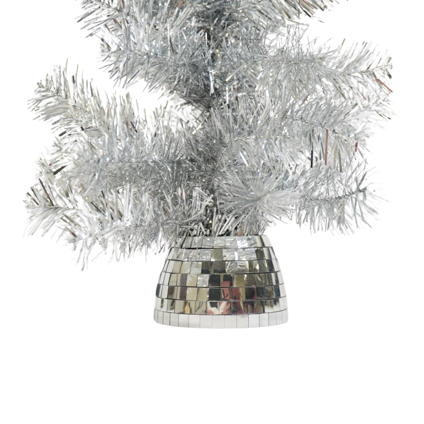 Artifical Tree- Xmas Tree- Ledlight - Battery- Silver -50cm