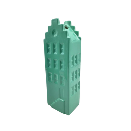 Flower Vase - House Vase - Ceramic - Sea Green -6x5,5x18 cm