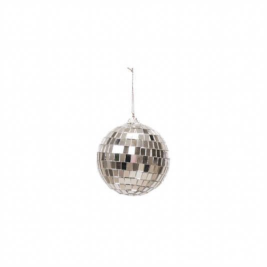 Christmas Decoration -  Christmas Hanger - Discoball - Foam - Silver - 10x10x10cm