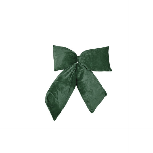 Christmas Decoration - Bow - Green - Velvet - 32x40cm