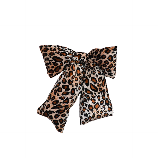 Christmas Decoration - Bow - Panter  - Velvety -  32x40cm