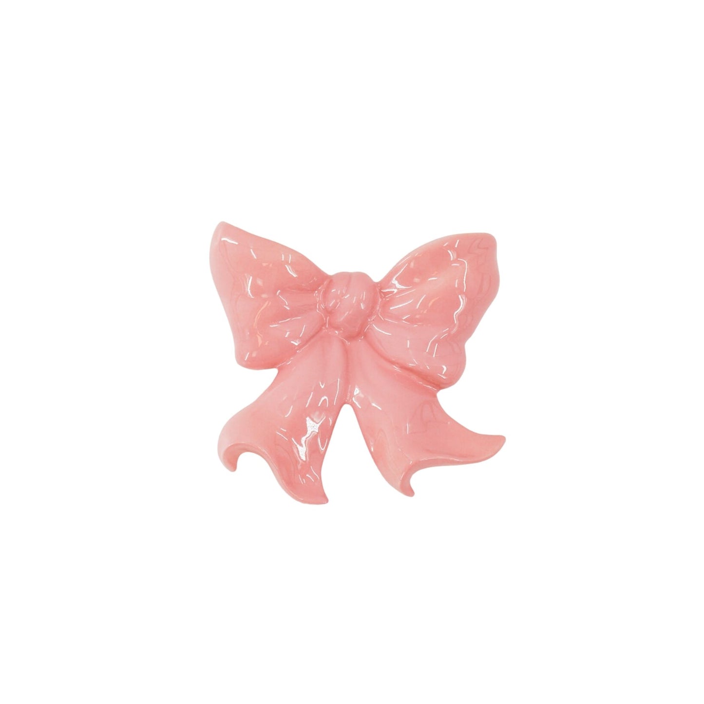 Vase- Wall Vase Bow- Ceramic- Pink- 19x18,5x5,5 cm