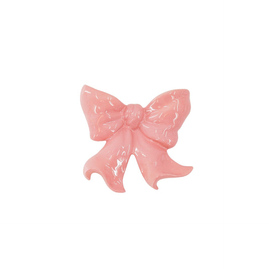 Vase- Wall Vase Bow- Ceramic- Pink- 19x18,5x5,5 cm