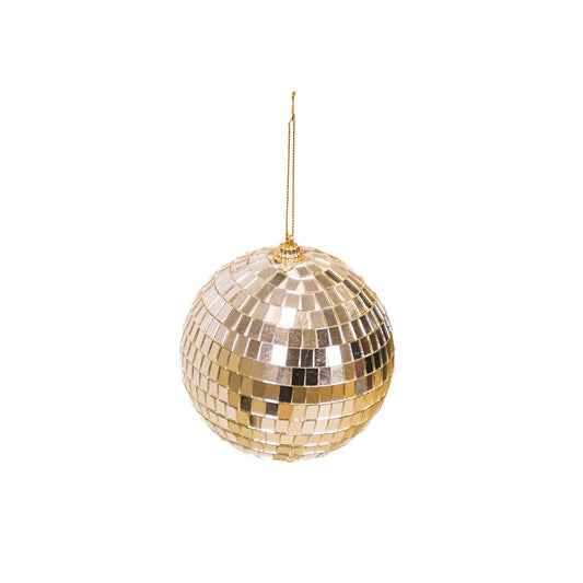 Christmas Decoration -  Christmas Hanger - Discoball - Foam - Gold - 15x15x15cm
