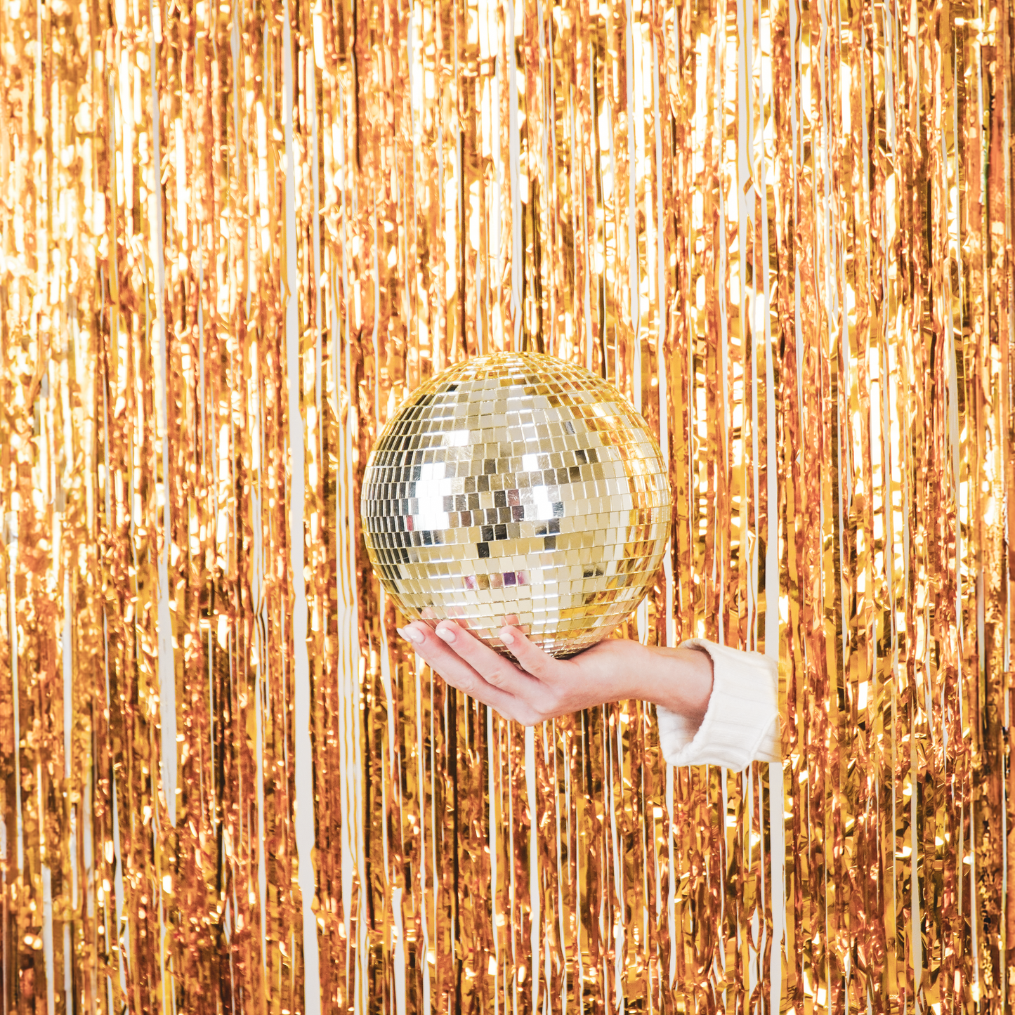 Christmas Decoration -  Christmas Hanger - Discoball - Foam - Gold - 20x20x20cm