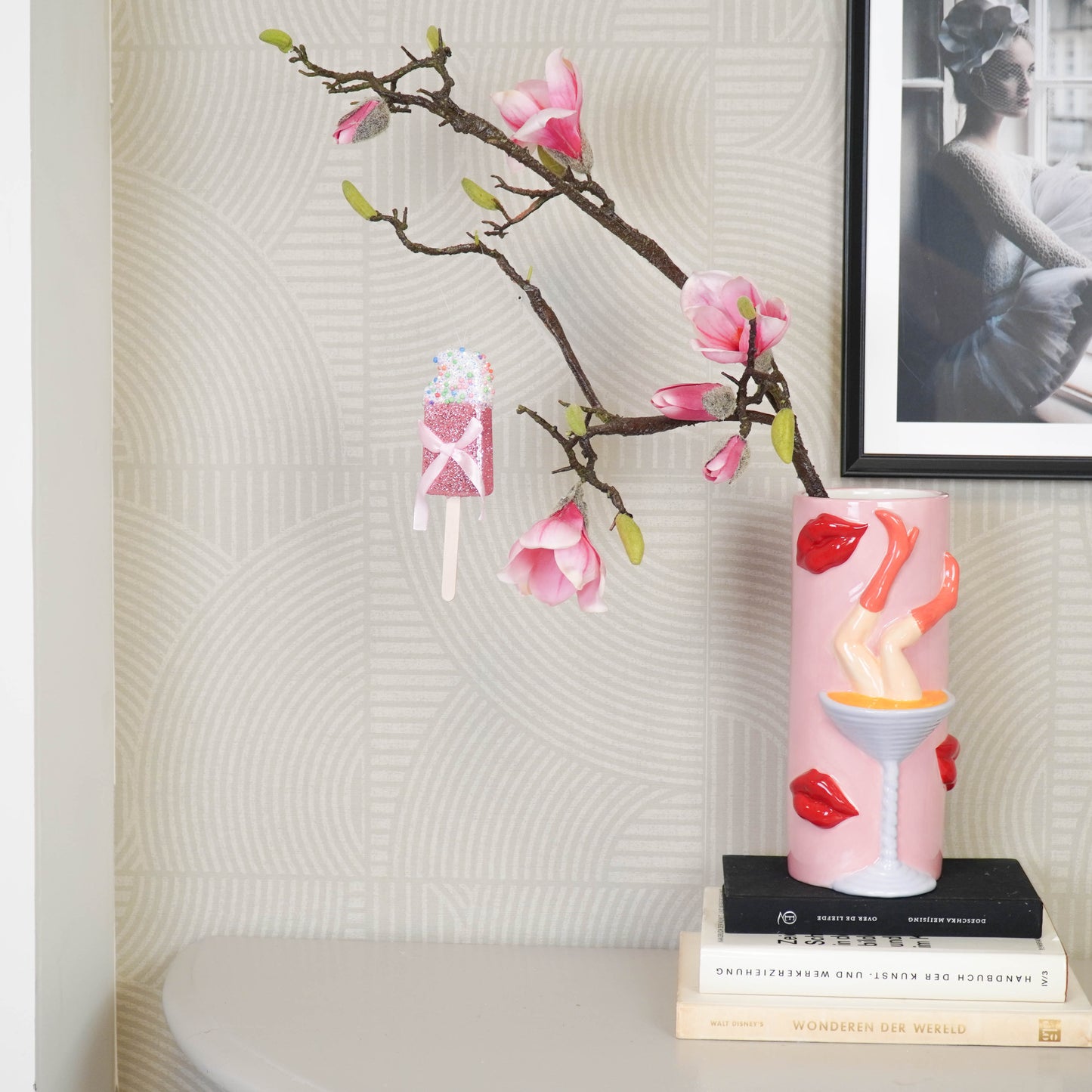 Xmas Hanger - Ice cream - Foam  - 15x5cm