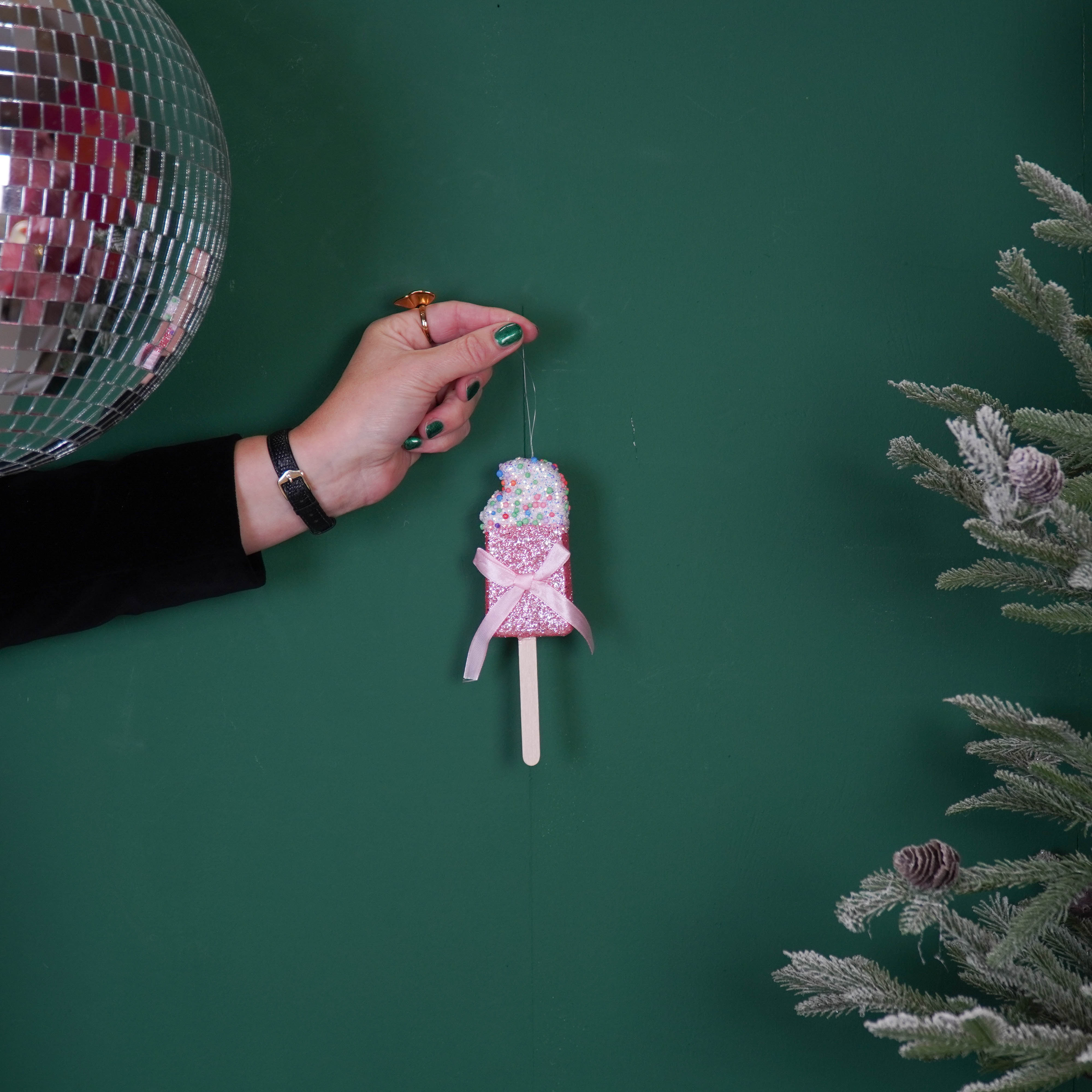 Xmas Hanger - Ice cream - Foam  - 15x5cm
