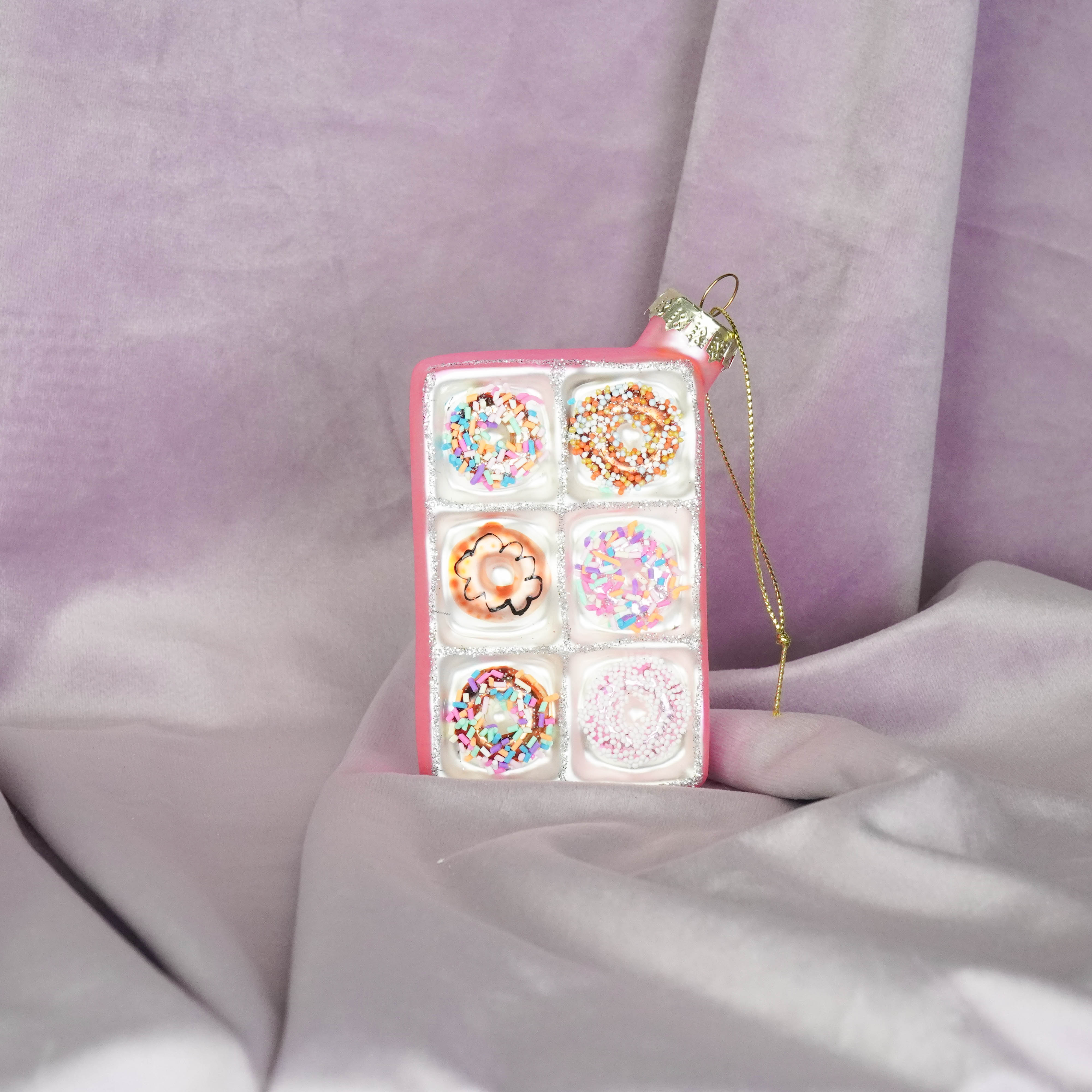 Xmas Hanger - Donut Package  - Multi Color - 6x3x9cm