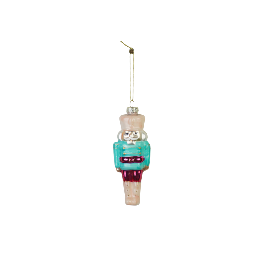 Xmas Hanger -Nutcracker- Blue/ Red - 6,5x4x17cm