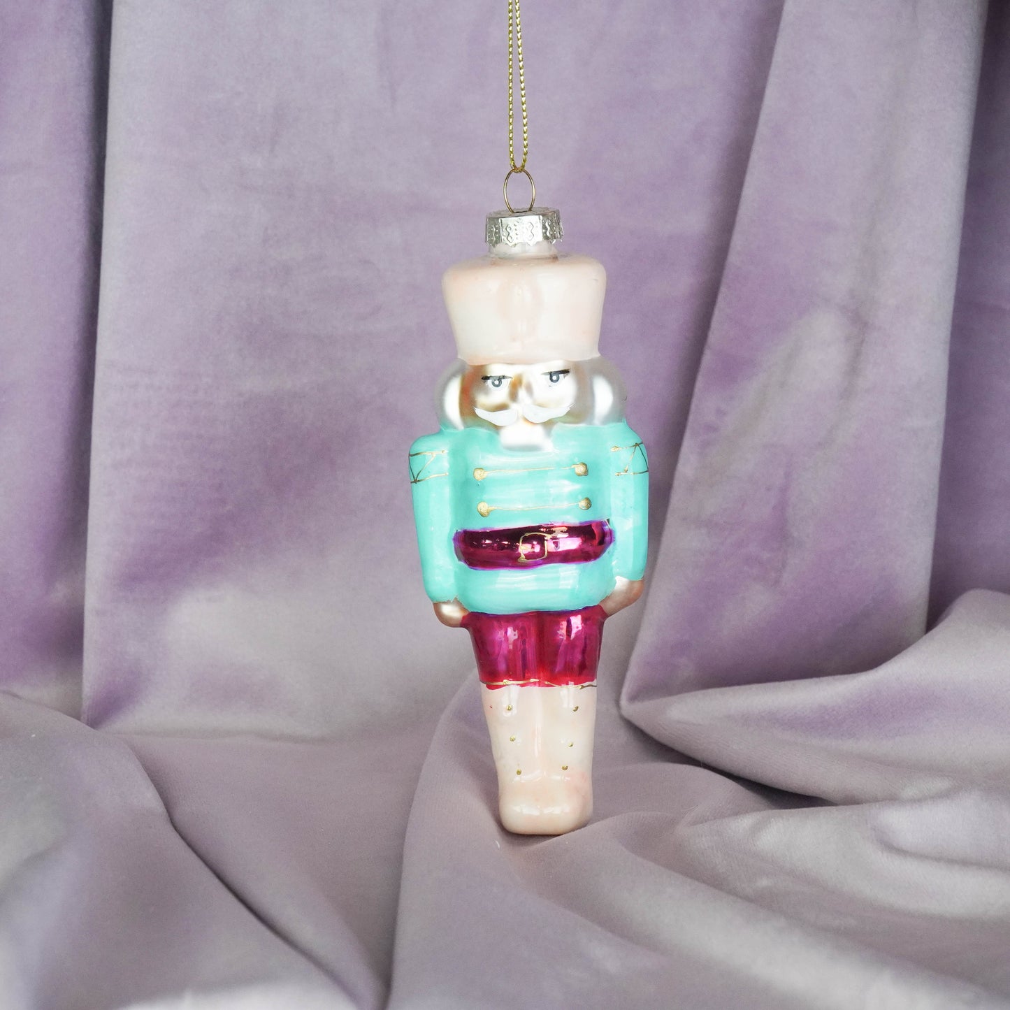 Xmas Hanger -Nutcracker- Blue/ Red - 6,5x4x17cm