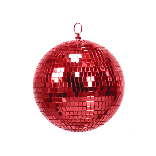 Christmas Decoration -  Christmas Hanger - Discoball - Foam - Red - 20x20x20cm