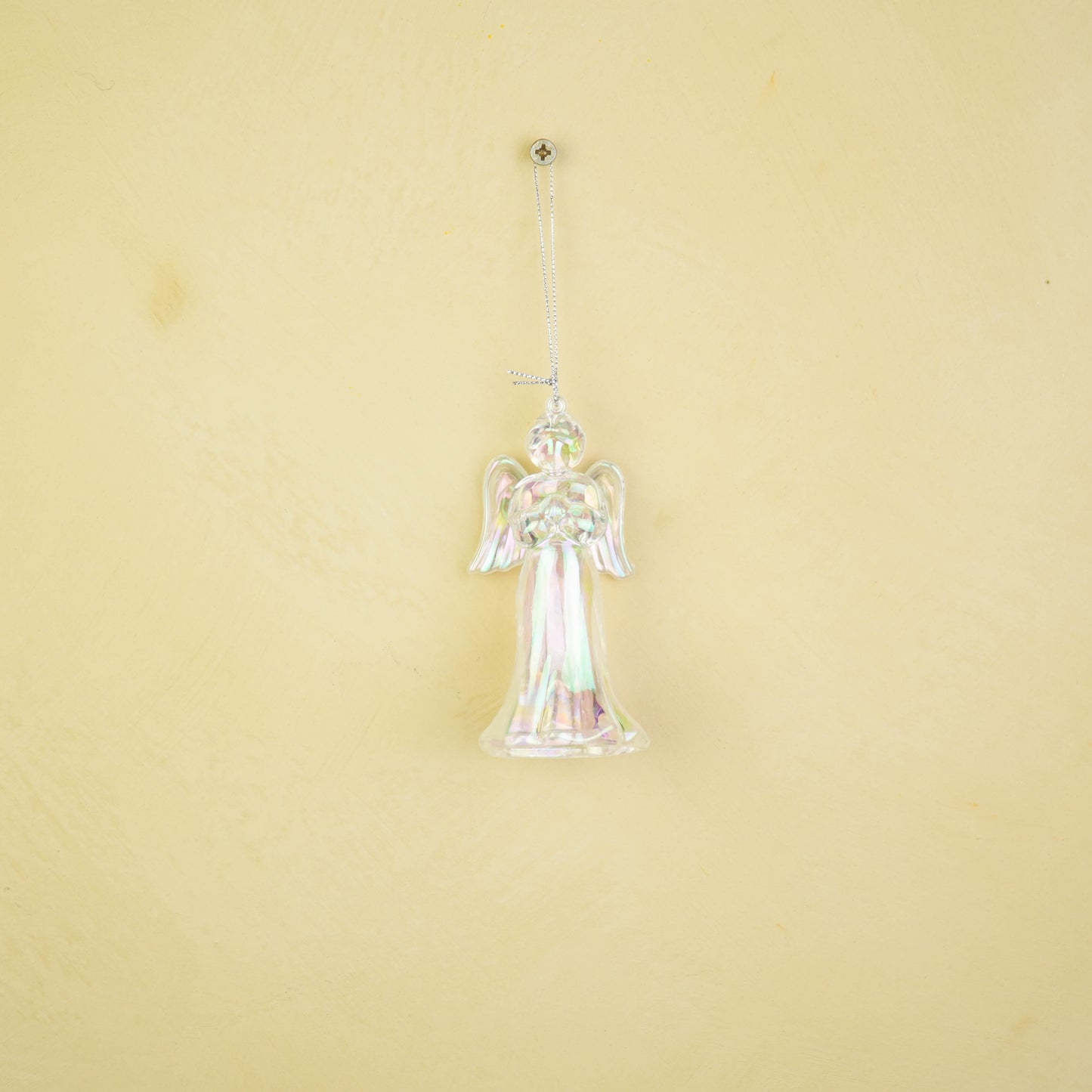 Ornament - Angel - Plastic - Transparent - 6x5.5x11 cm