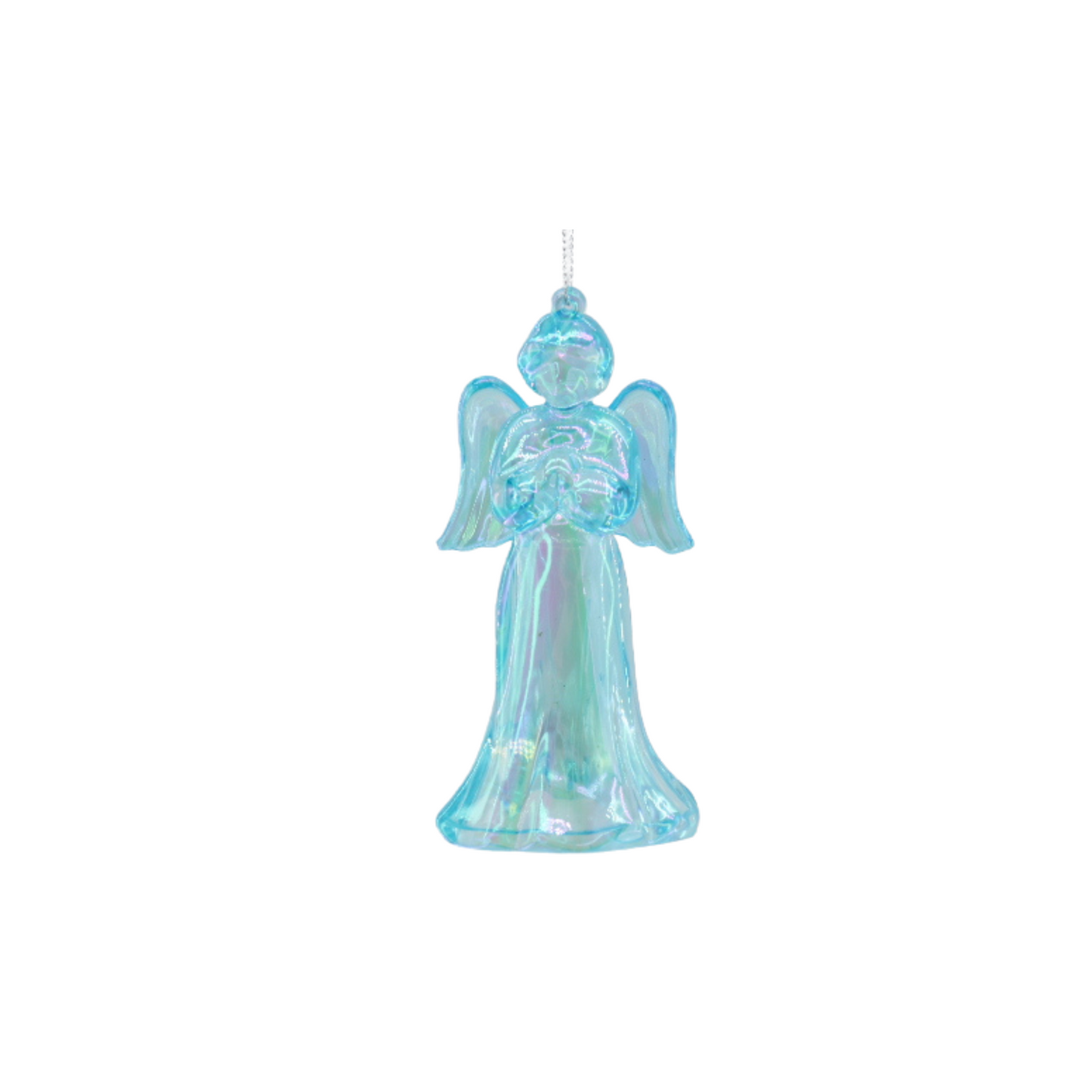 Ornament - Angel - Plastic - Blue - 6x5.5x11 cm