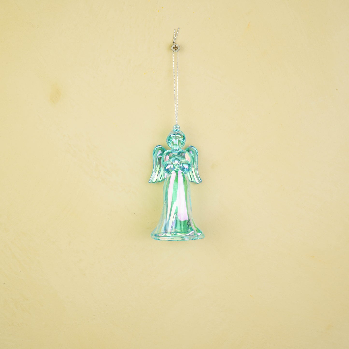 Ornament - Angel - Plastic - Blue - 6x5.5x11 cm