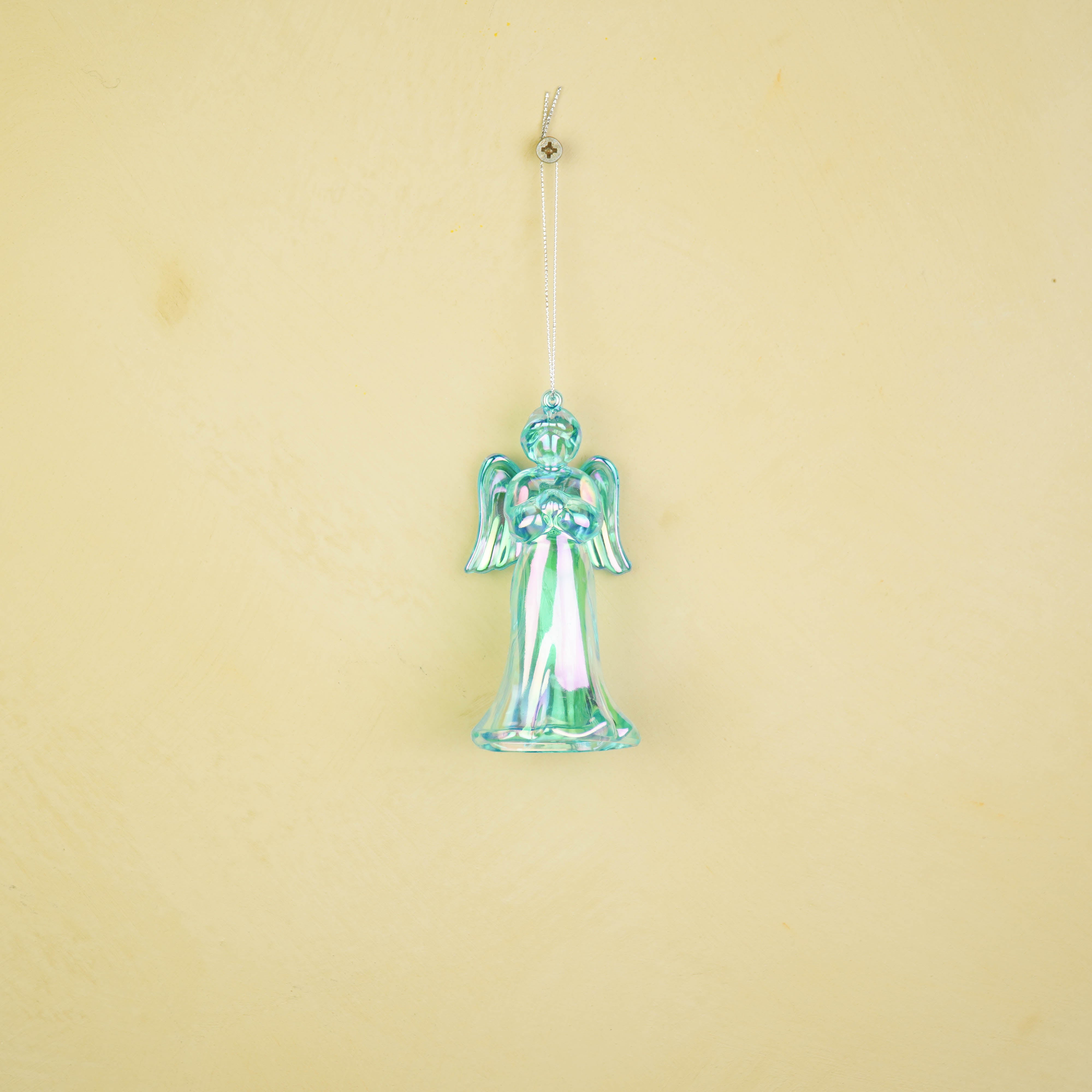 Ornament - Angel - Plastic - Blue - 6x5.5x11 cm