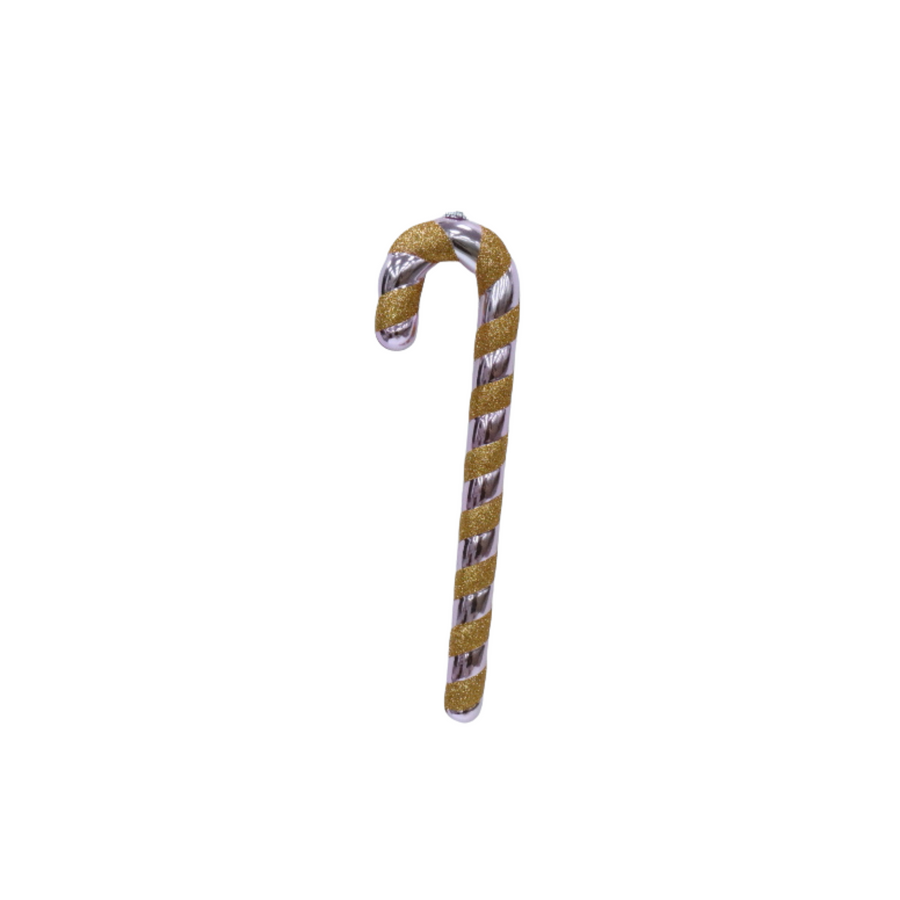 Christmas Decoration - Candy Cane - Polysterene - Pink/Orange - 11x3x42 cm