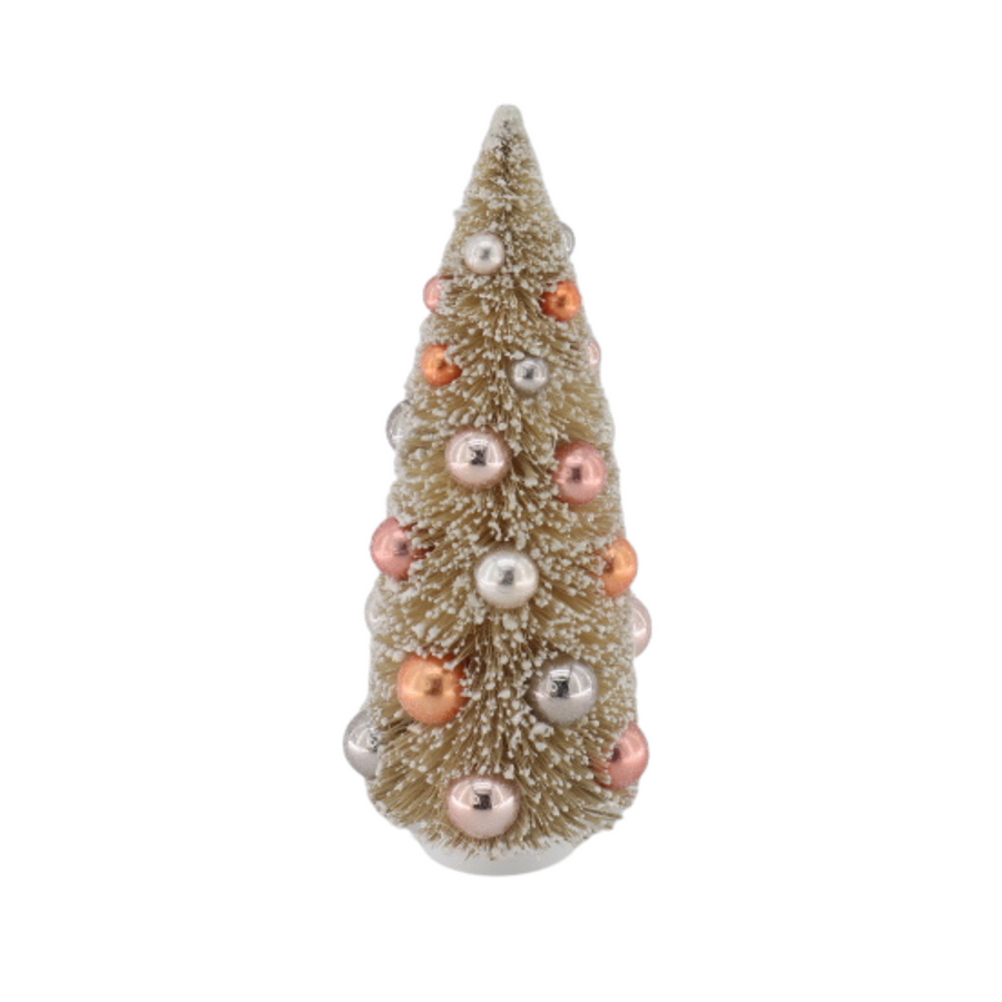 Christmas Tree - Sisal/Plastic - Taupe -12x31cm