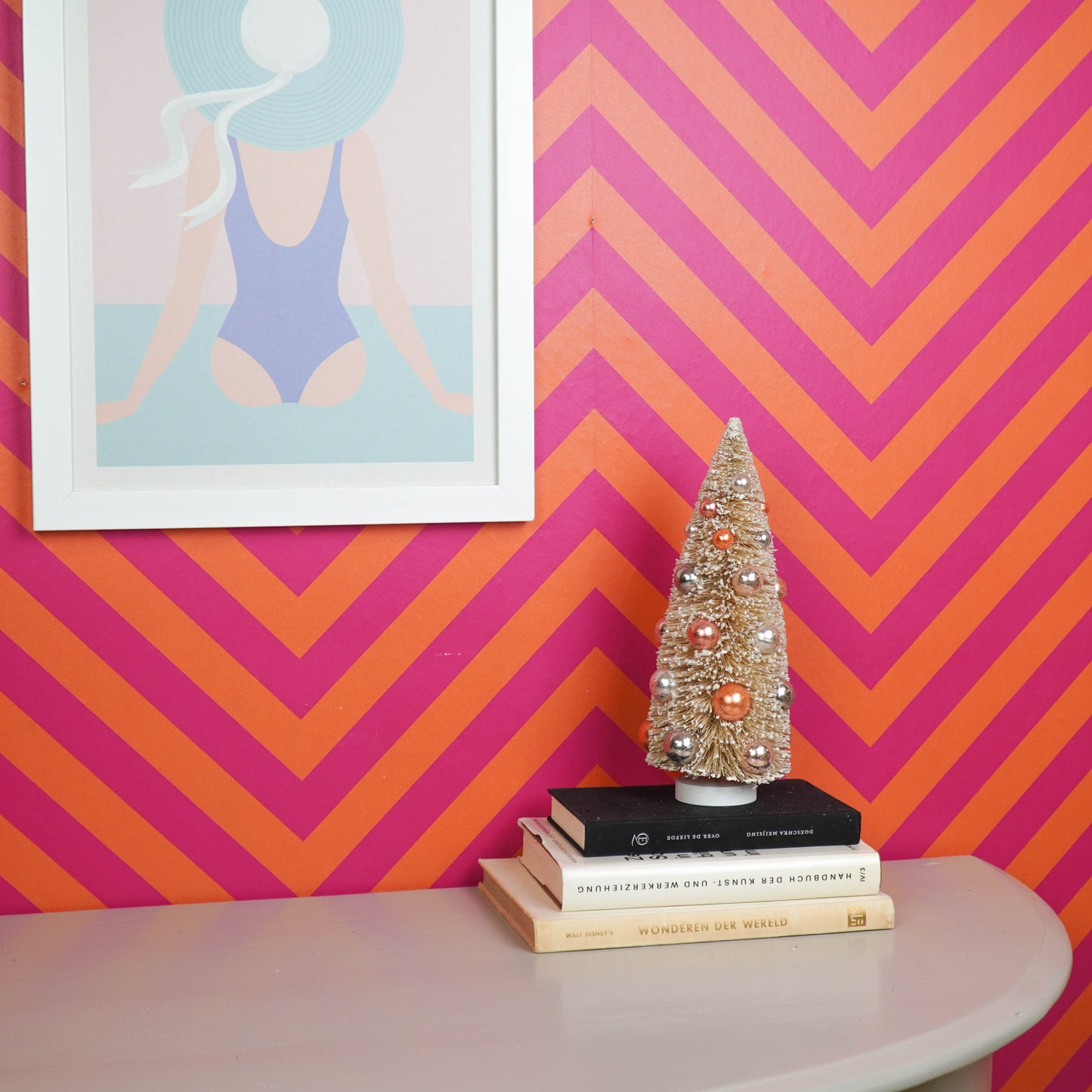 Christmas Tree - Sisal/Plastic - Taupe -12x31cm