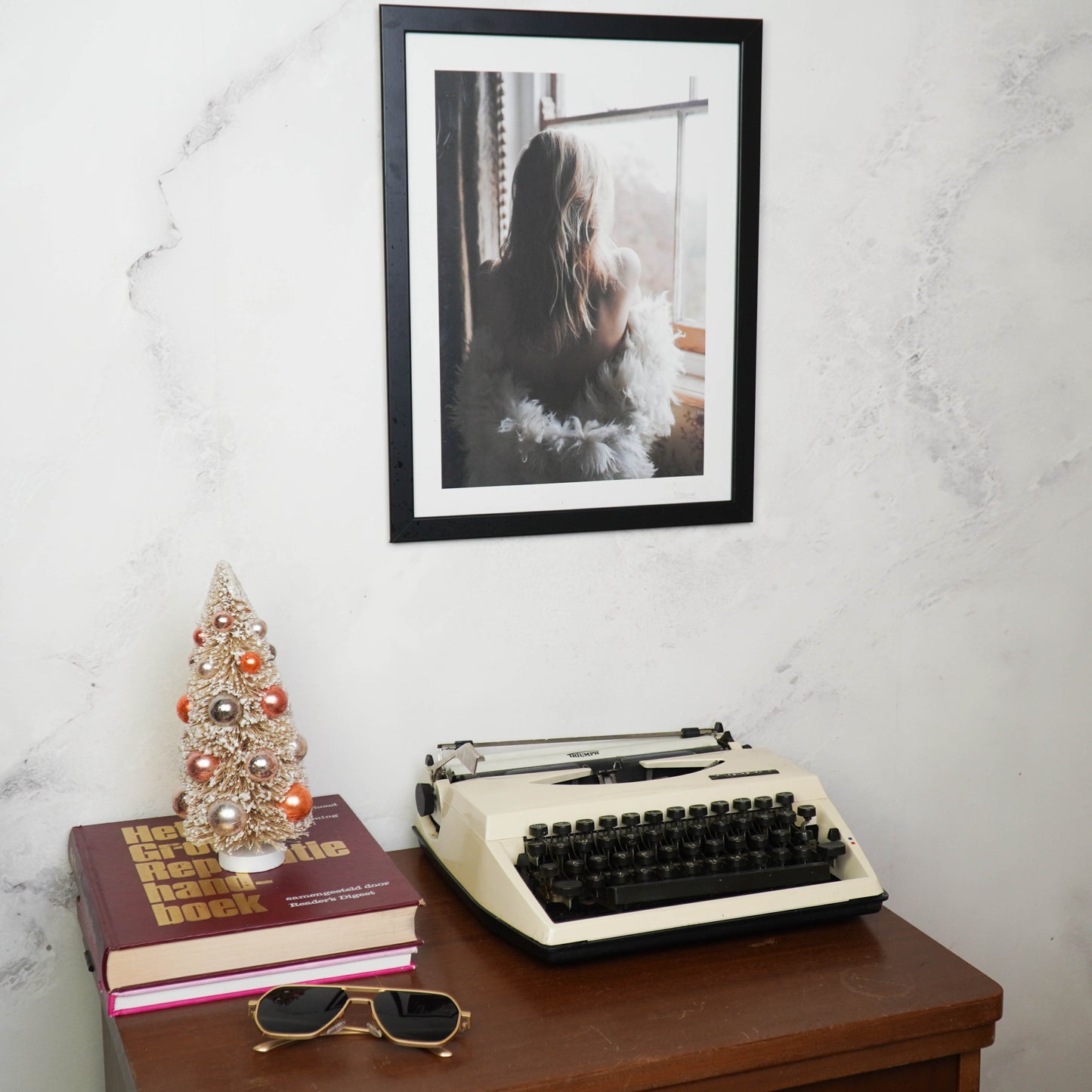 Christmas Tree - Sisal/Plastic - Taupe - 11x23cm