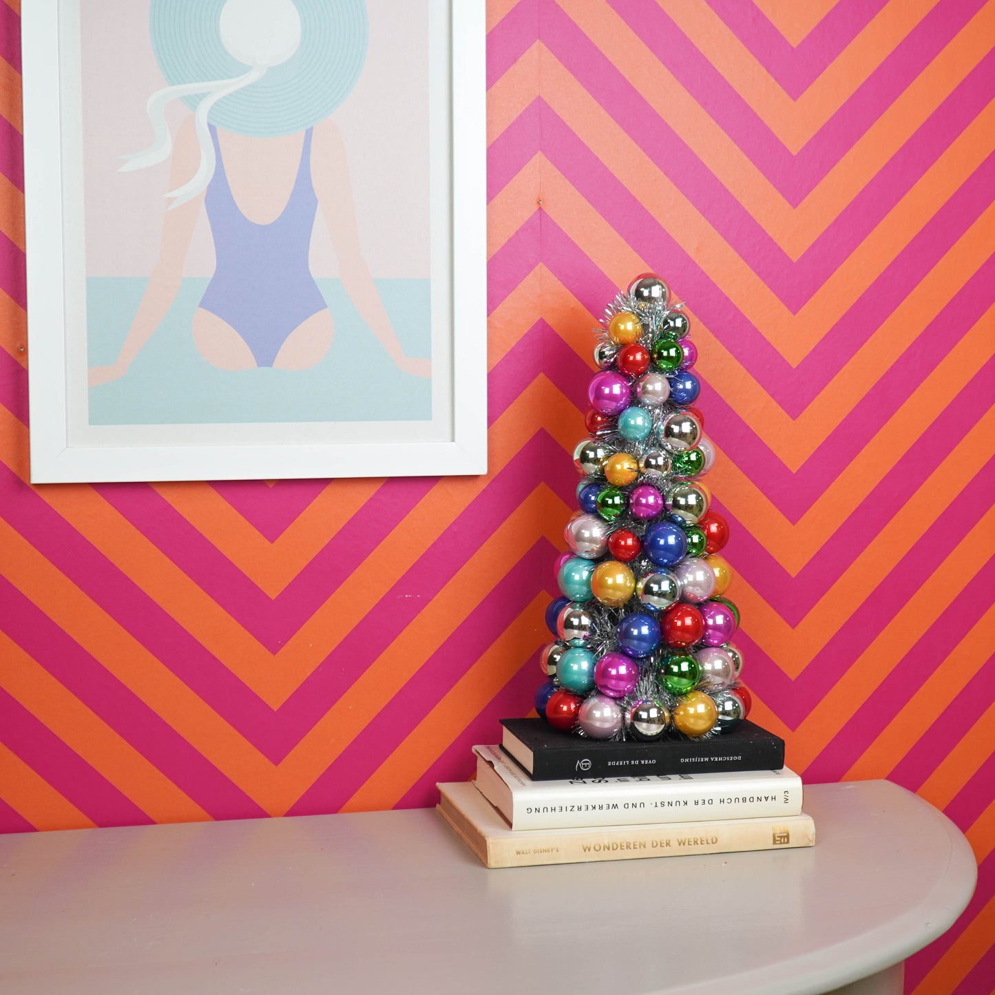 Christmas Tree - Plastic - Colorful - 19x41cm