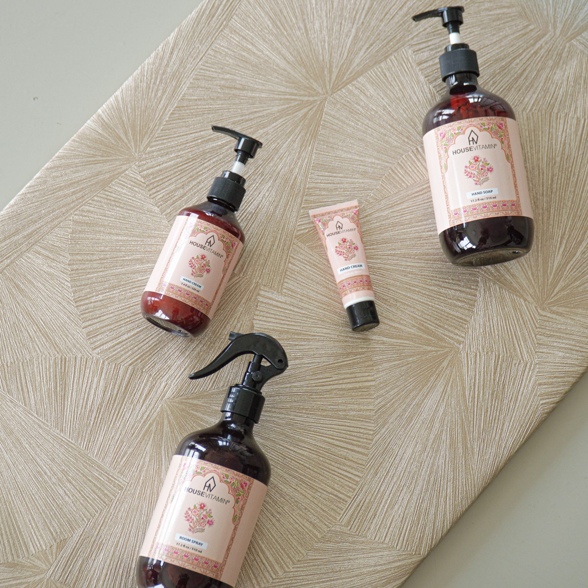 Vegan Hand Soap Dispenser - Amber - 530ml