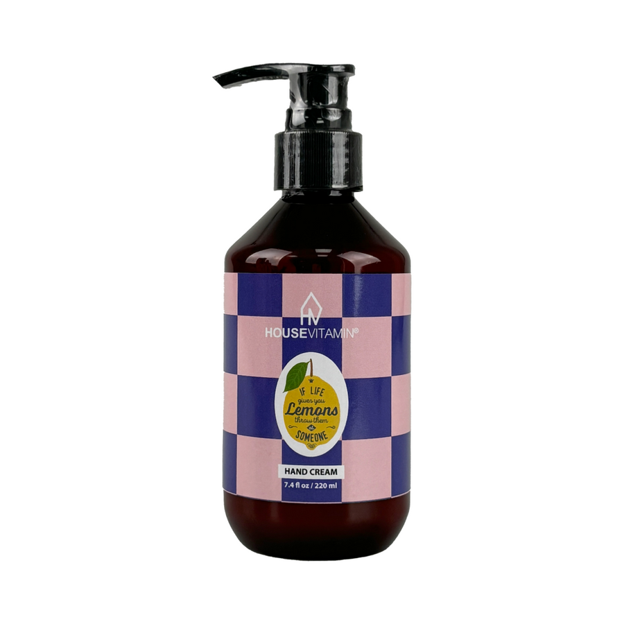 Handcream Pump Dispenser - Lemon/ Bergamot/Basil - 220ml