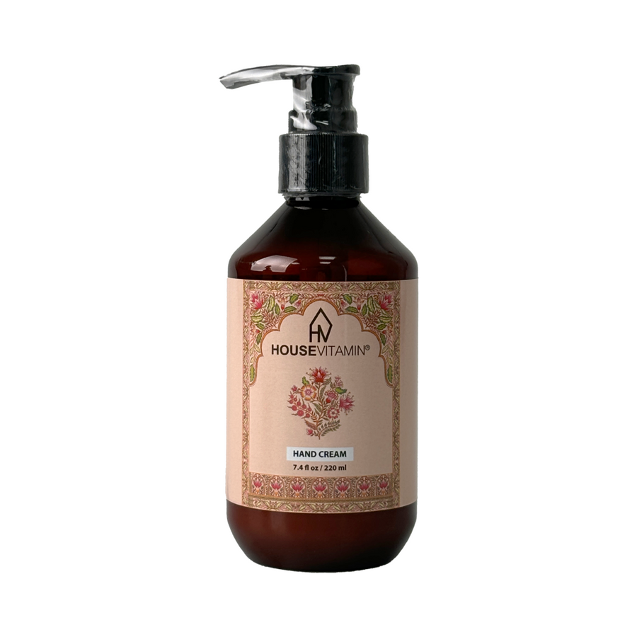 Handcream Pump Dispenser - Amber - 220ml