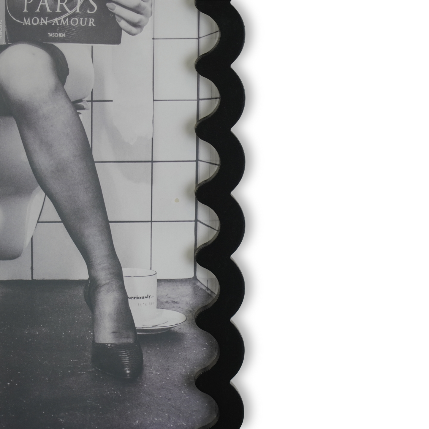 Picture frame - Wavey - Black - MDF - 24x33x1.5cm