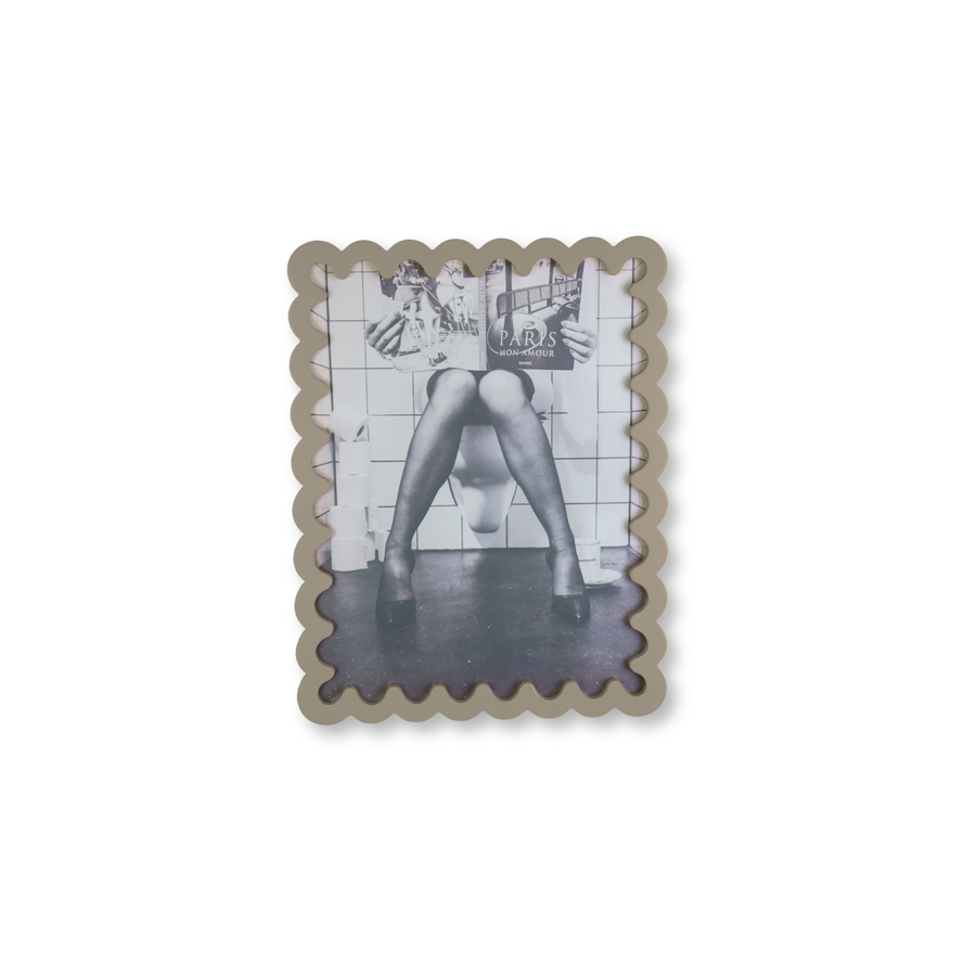 Picture frame - Wavey -Taupe - MDF - 24x33x1.5cm