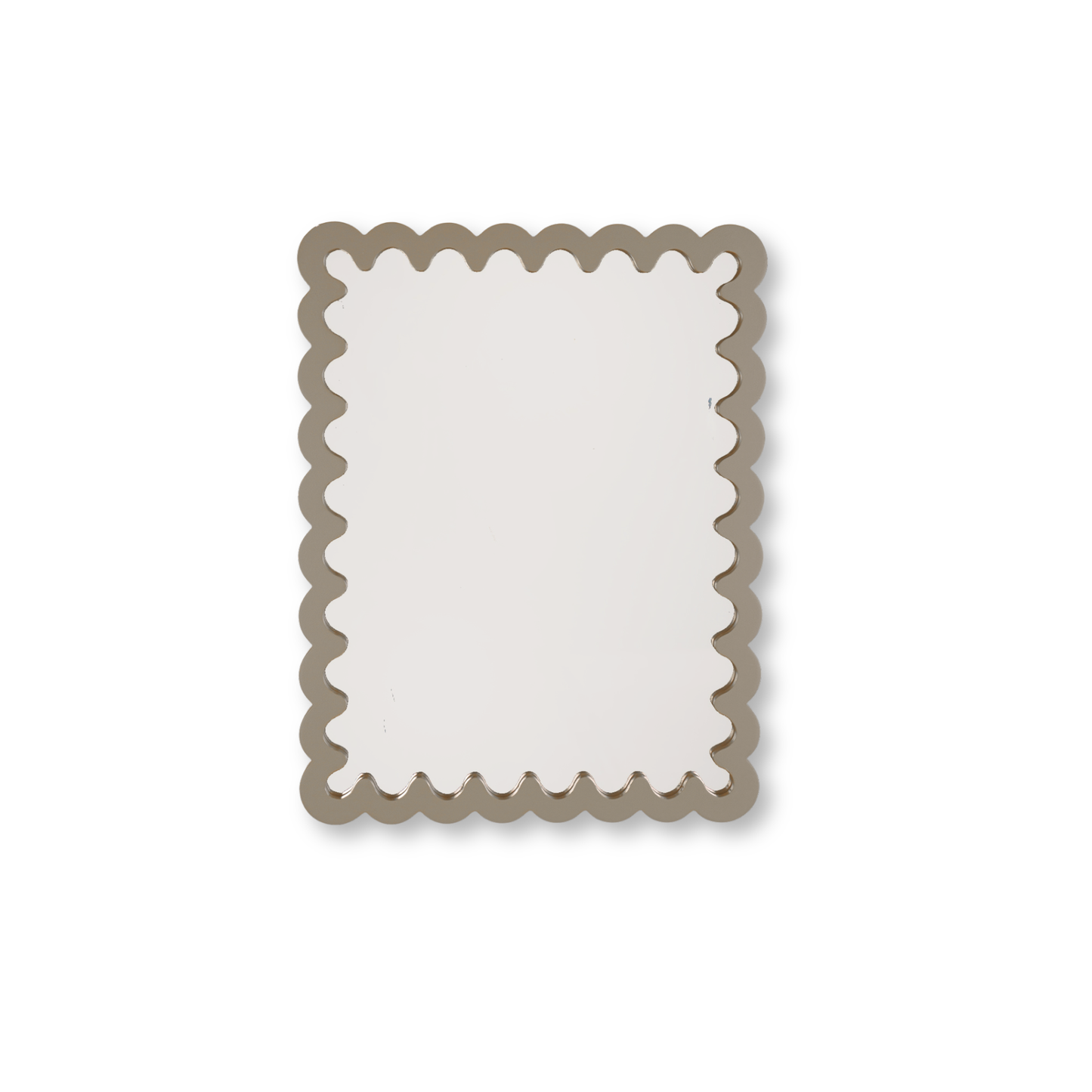 Mirror - Wavey - Taupe - MDF - 24x33x1.5cm