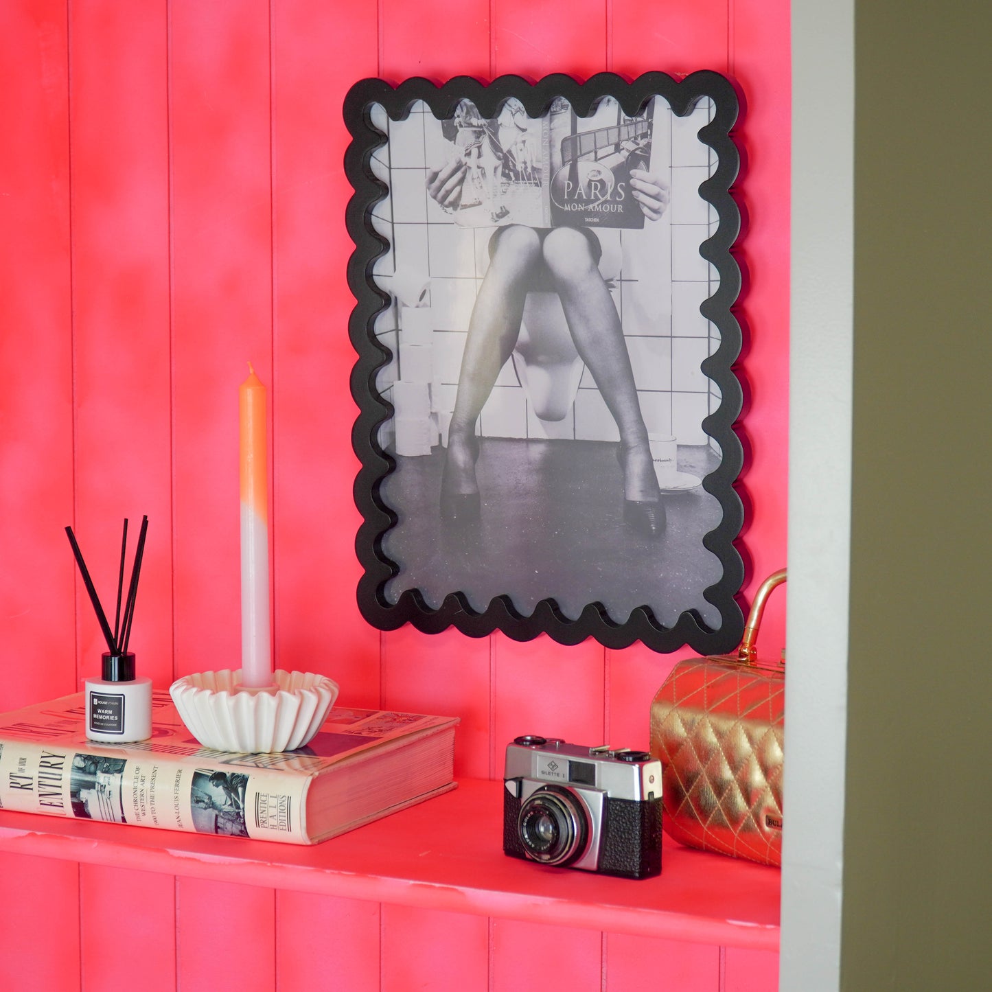 Picture frame - Wavey - Black - MDF - 33x43x1.5cm