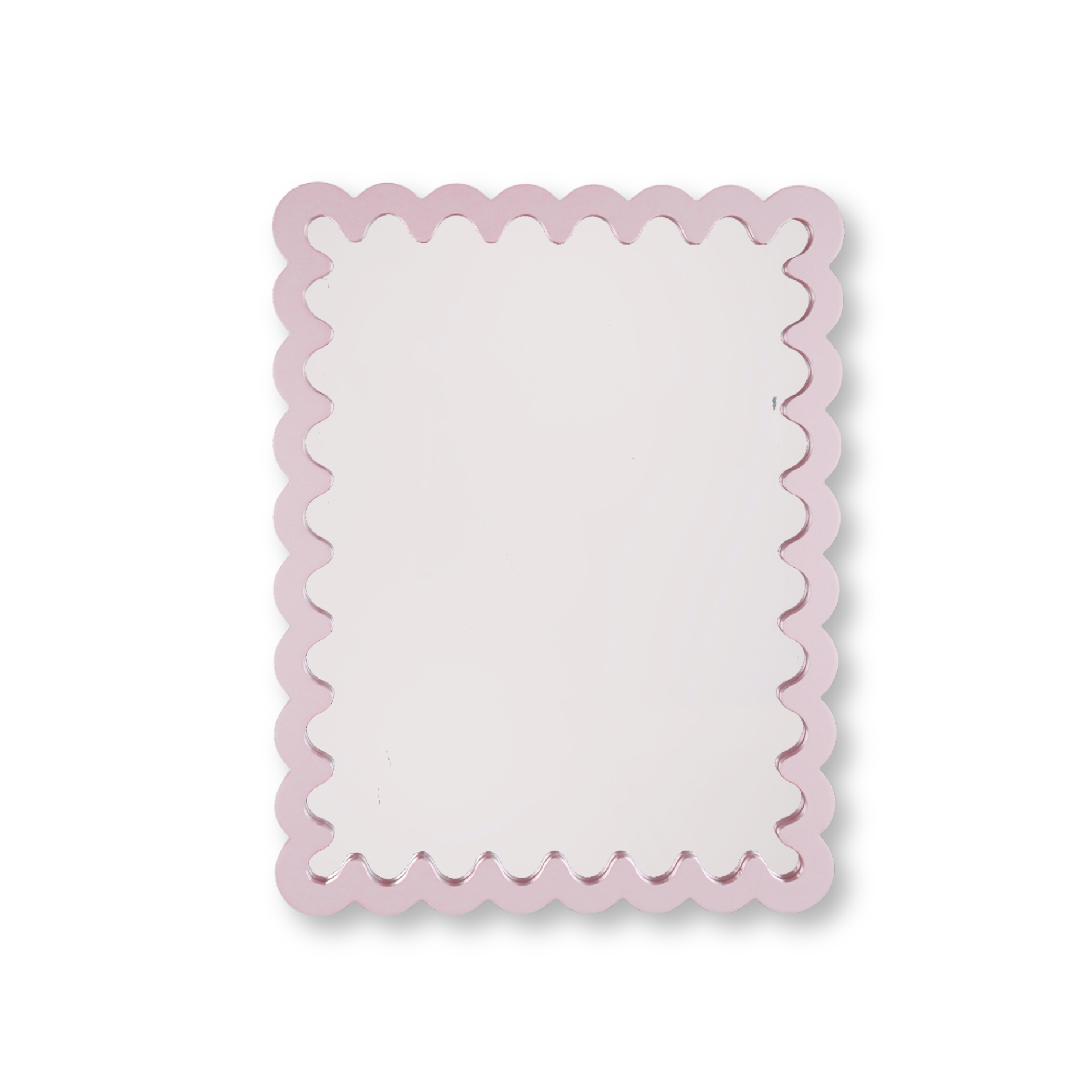 Mirror - Wavey - Light Pink - MDF - 33x43x1.5cm