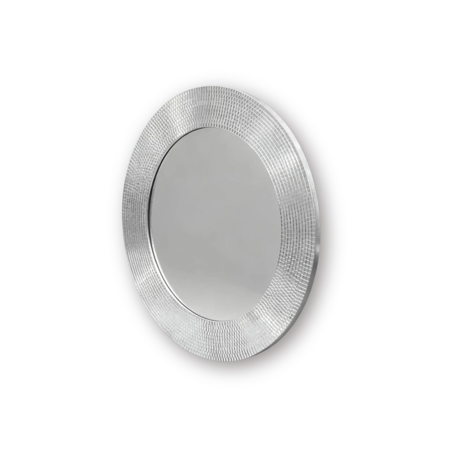 Mirror - Round - Disco - Silver - 40x1x40cm