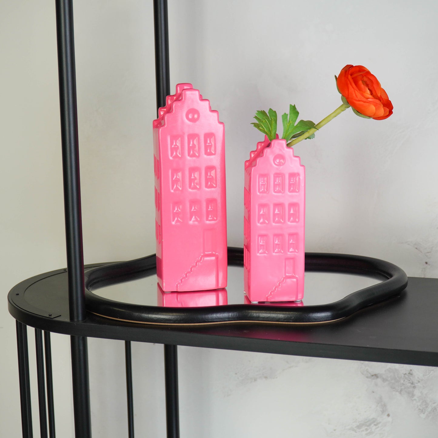 Mirror - Organic - MDF - Black - 30x40cm