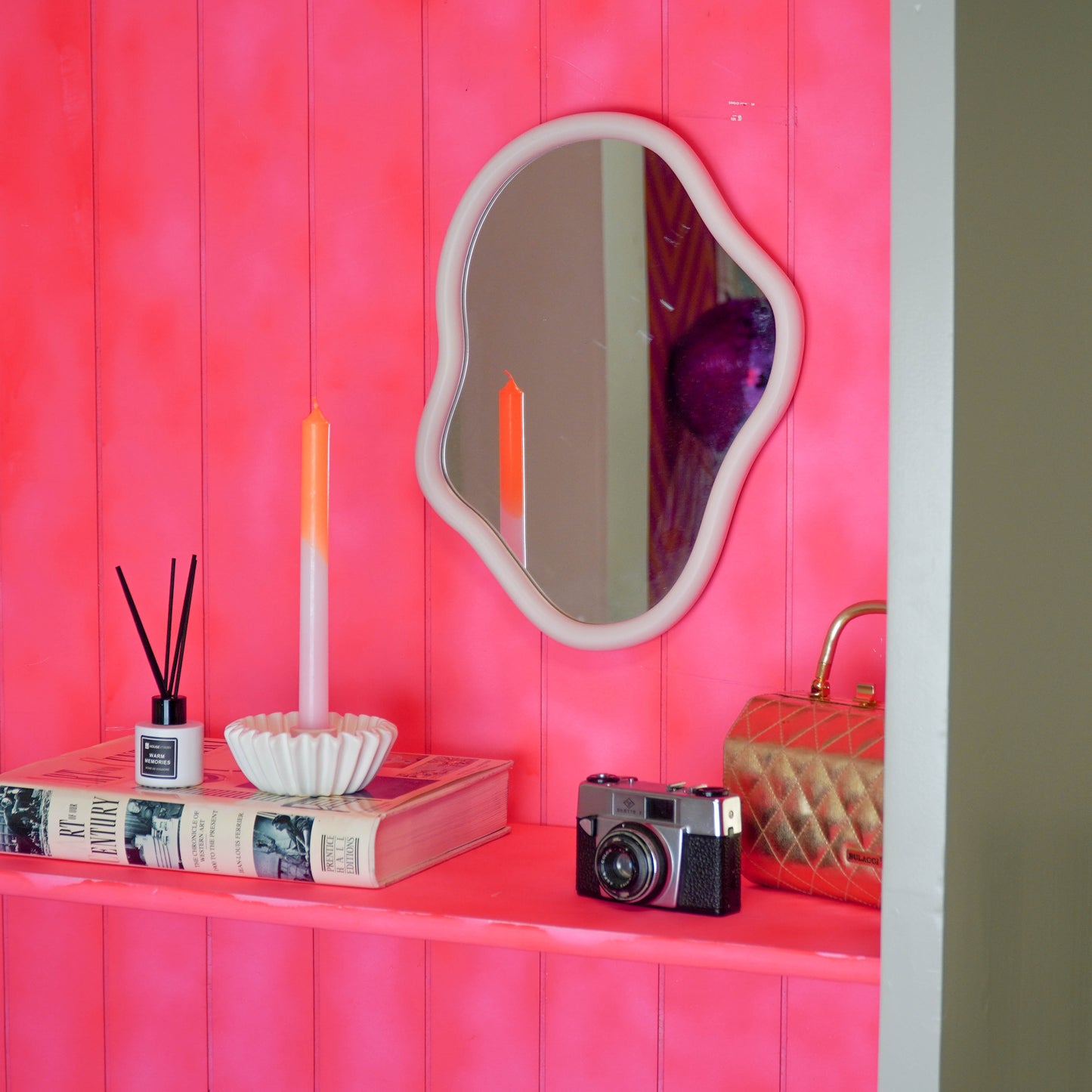 Mirror - Organic - MDF - Sand - 30x40cm