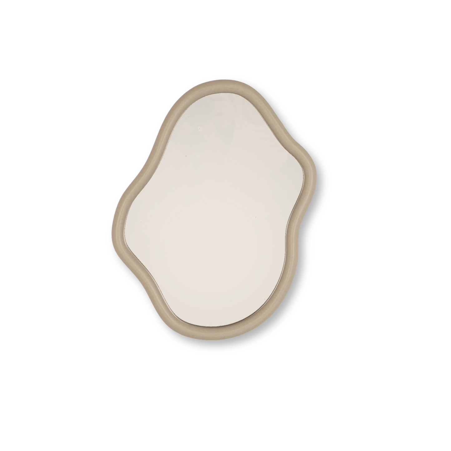 Mirror - Organic - MDF - Taupe - 30x40cm