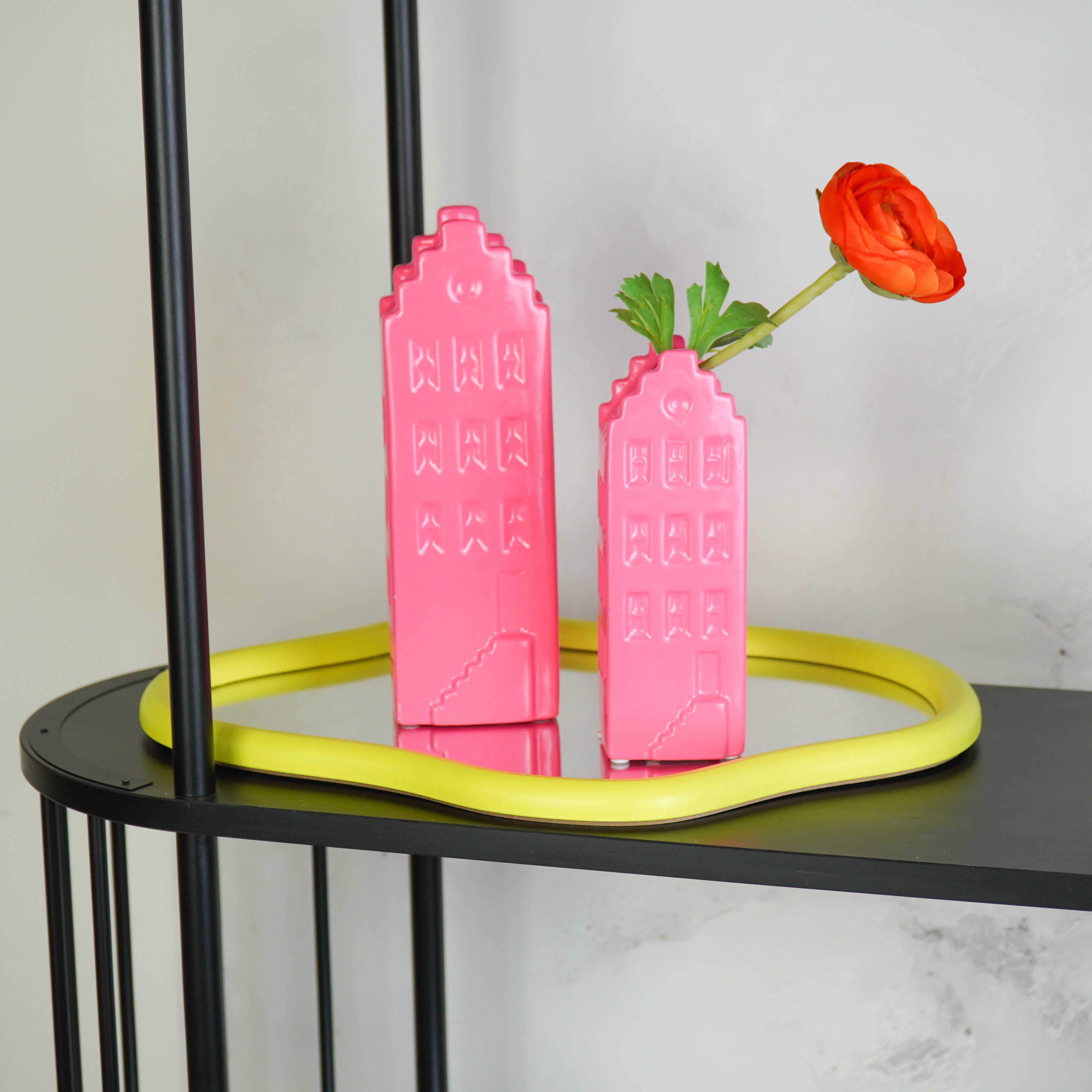 Mirror - Organic - MDF - Yellow - 30x40cm