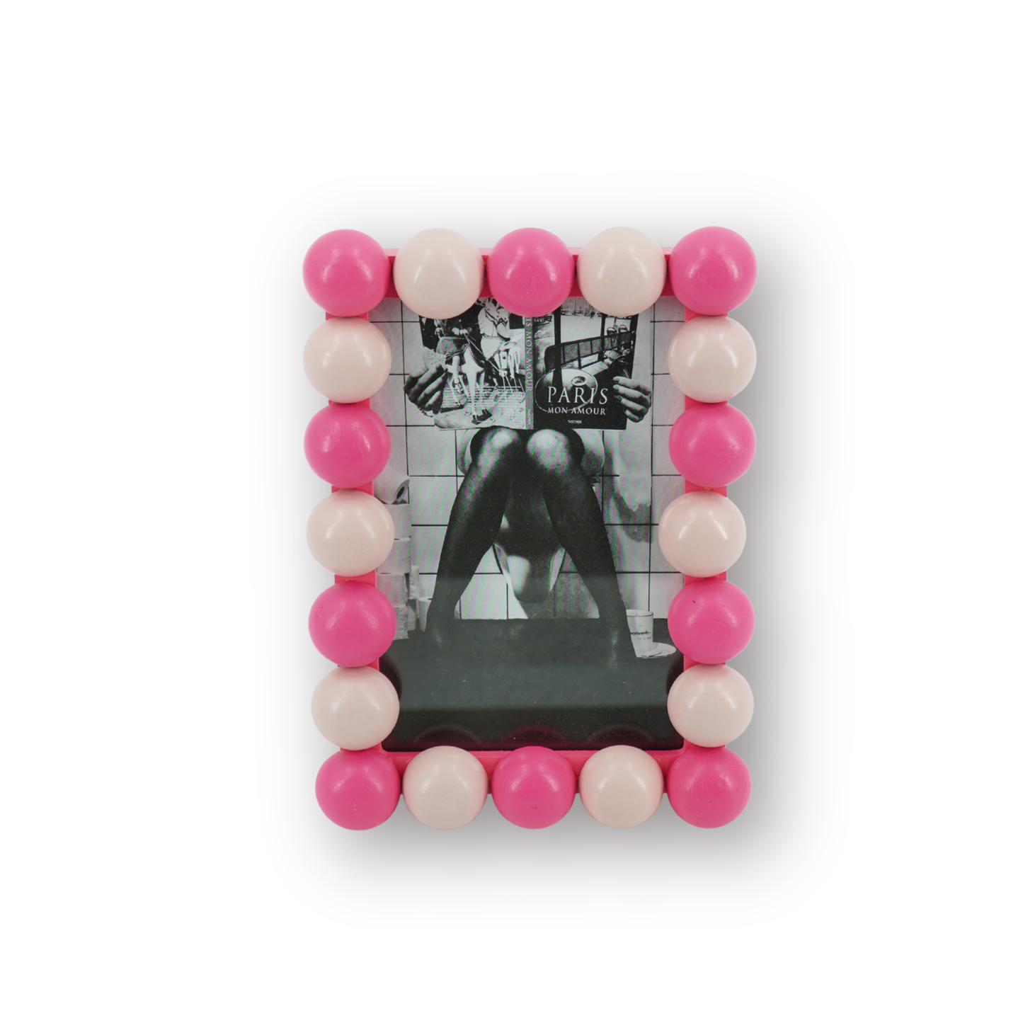 Picture Frame - Bubbles - Light/Neon Pink -18.5x13.5cm