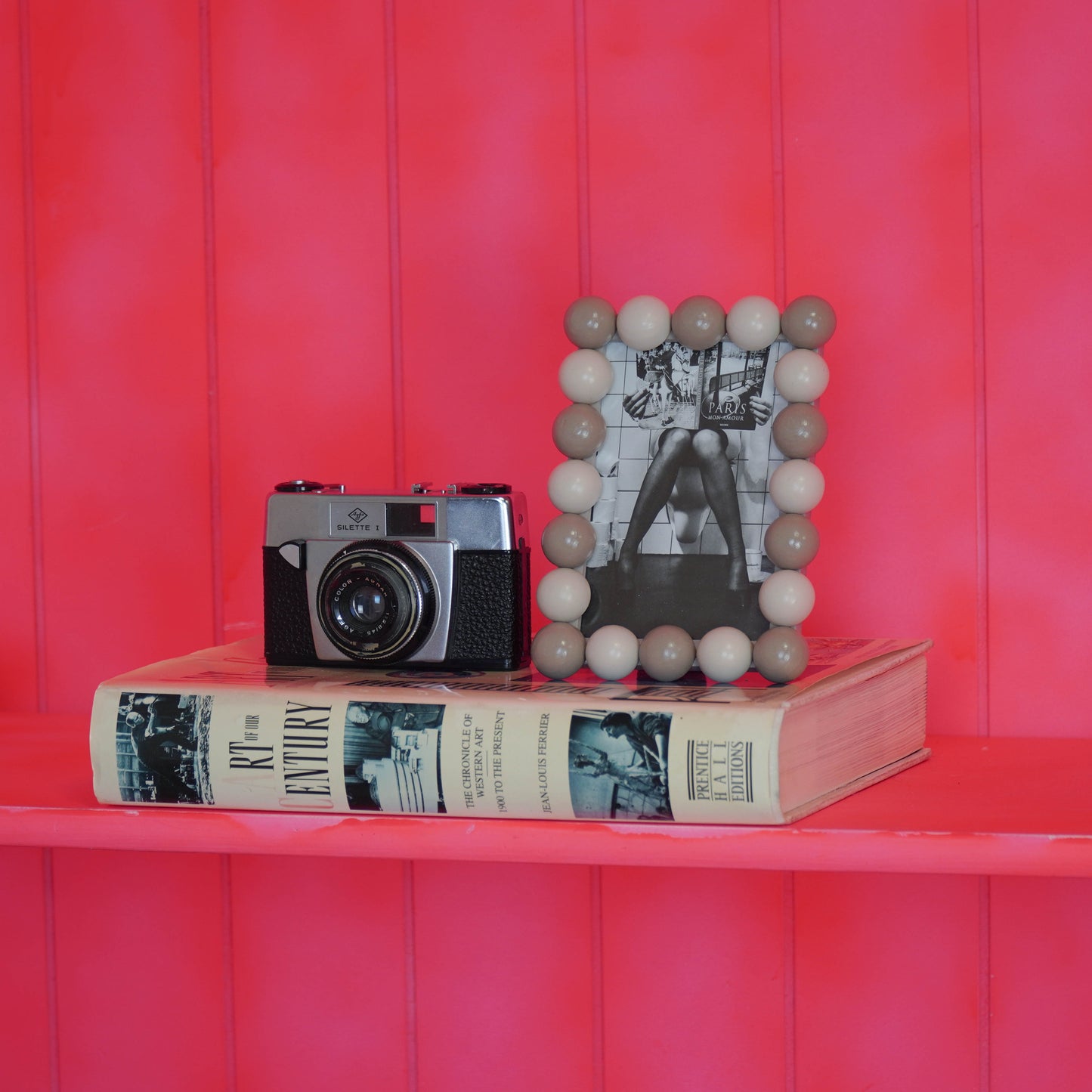 Picture Frame -Bubbles - Sand/Taupe -18.5x13.5cm