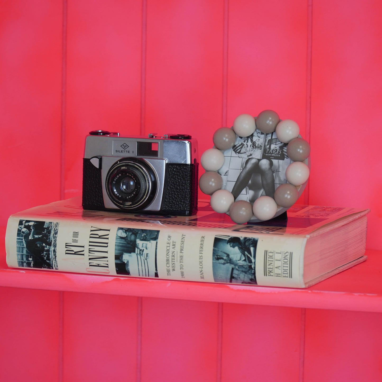 Picture Frame -Bubbles - Sand/Taupe -14.5x14.5cm