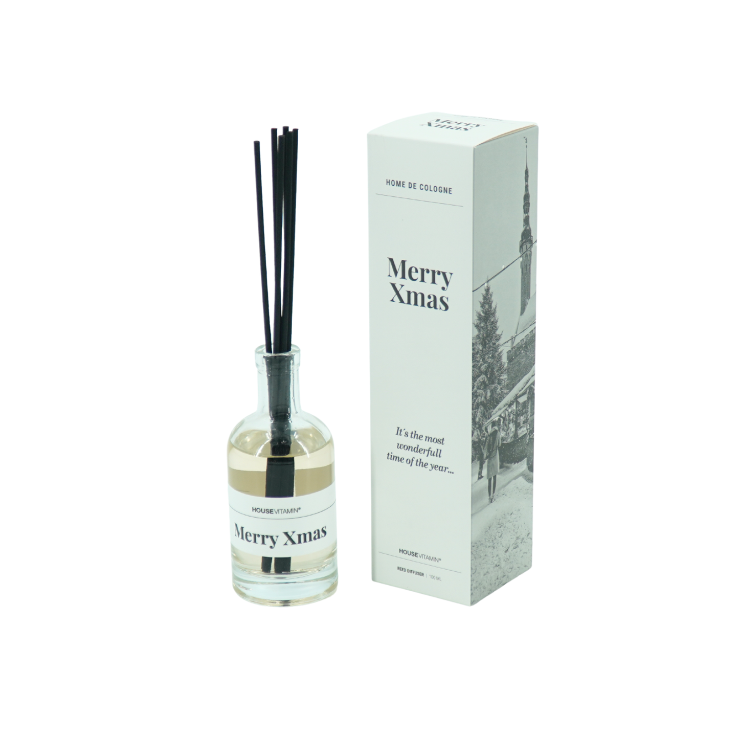 Reed Diffuser - Glass/Fibre - Xmas - 100ml